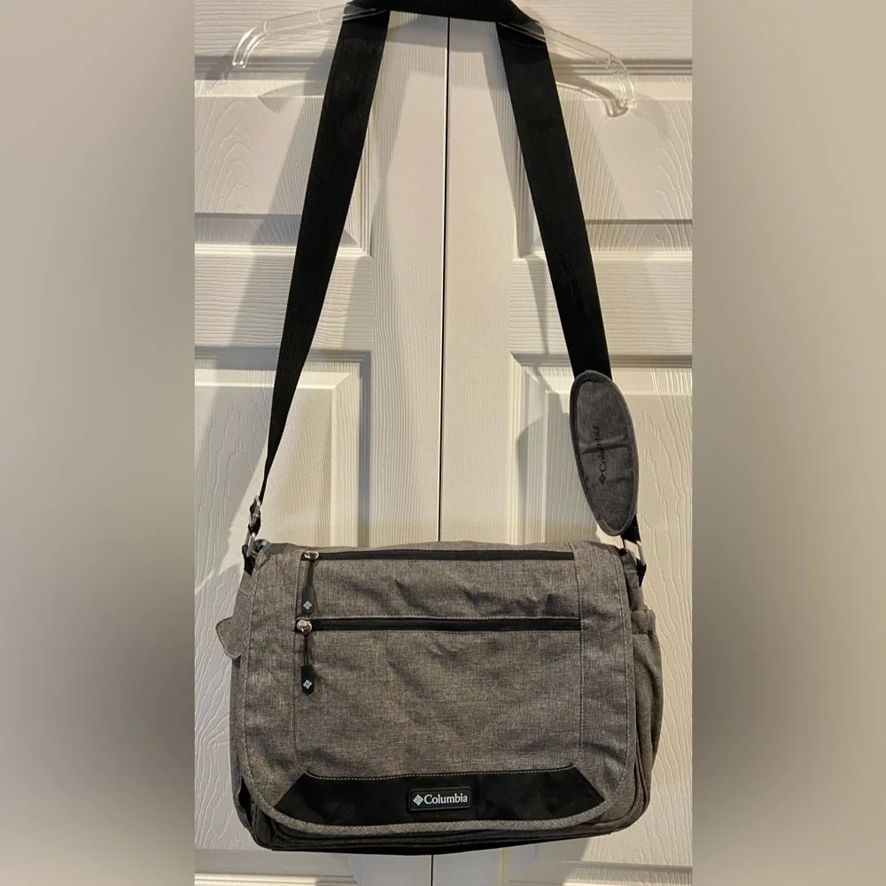 Columbia Departure Point Messenger Diaper Bag Insulated Travel Bag w/Strap EUC